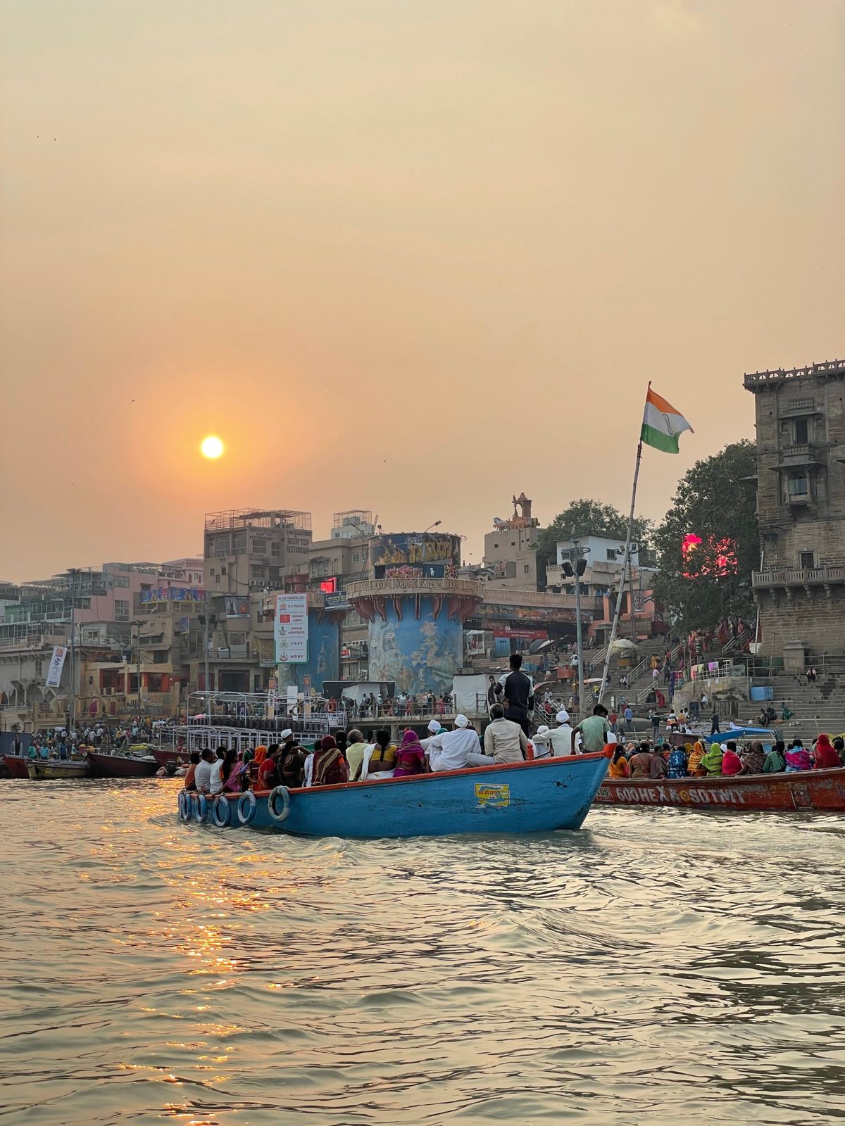 Sunset over the Ganga