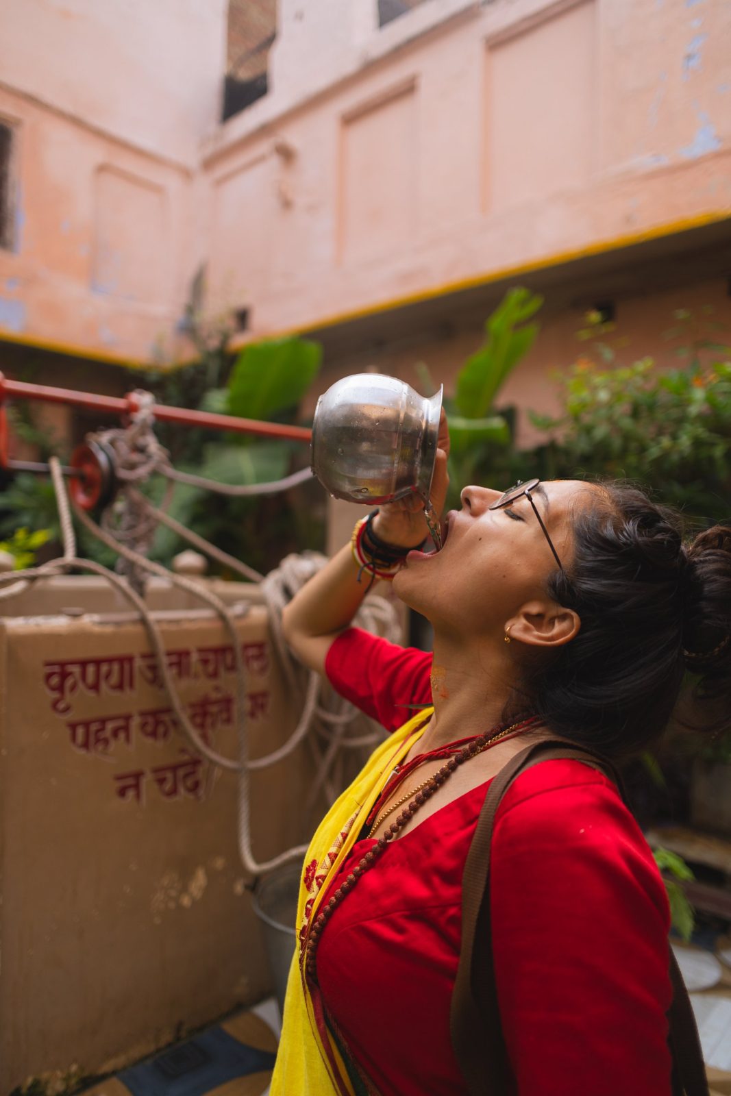 Chandrakoop: drink from a 10,000-year-old well, established by the Moon.