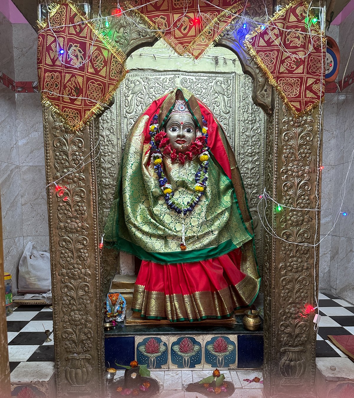 The Goddess of the Blue Lotus: Neel Kamal Saraswatī, one of Kashi's hundreds of Devatās.